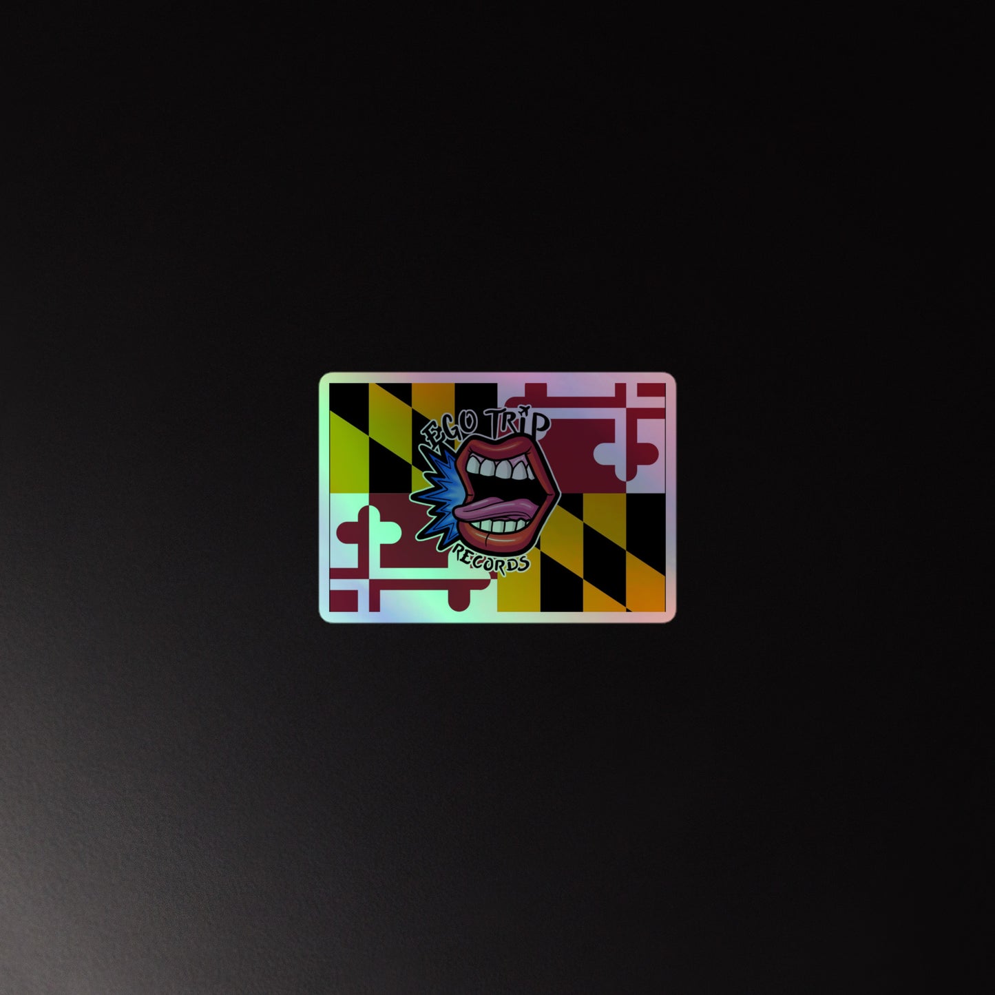 Ego Trip Flag Holographic stickers