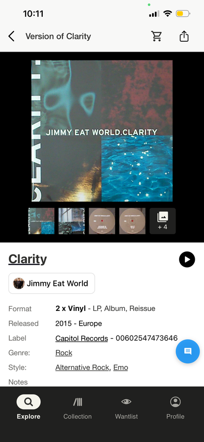 Jimmy Eat World- Clarity